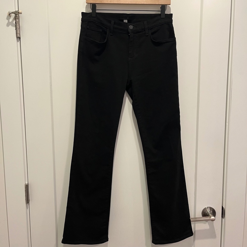 Joes Jeans The Provocateur Petite Bootcut Black Stretch Denim Jeans Size 29